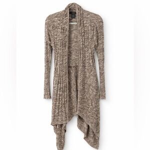 Calvin Klein Open Front Cardigan Lightweight Draped Long Sleeve Size Medium